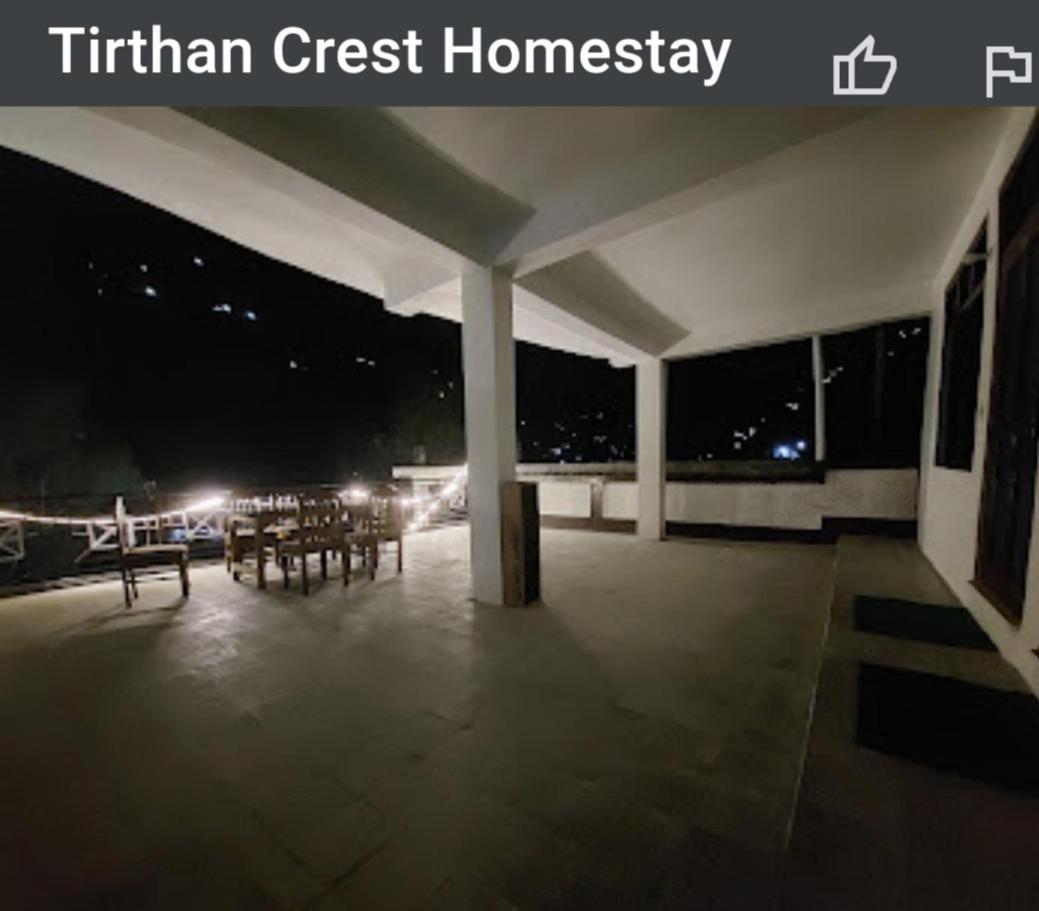 Tirthan Crest Homestay Banjar Ngoại thất bức ảnh